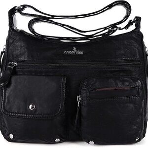 Crossbody Bags for Women, Ladies Shoulder Handbags and Purses Medium Faux Leathe